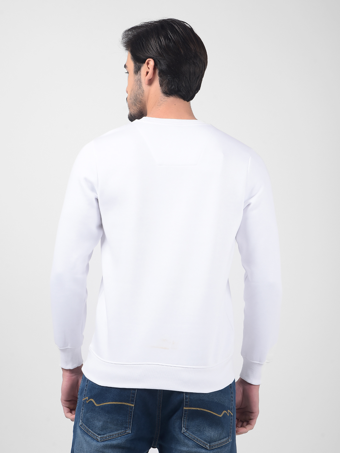 Numero Uno Men Typography White Sweat Shirt